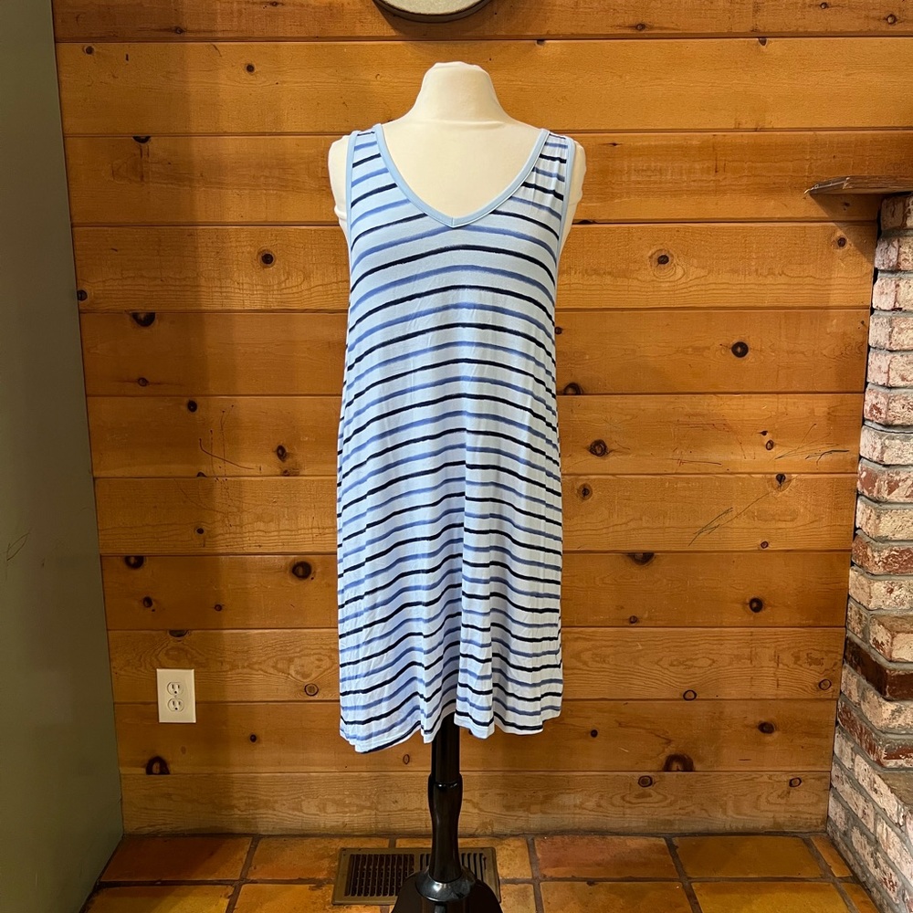 Gap NWT Blue Stripe Dress